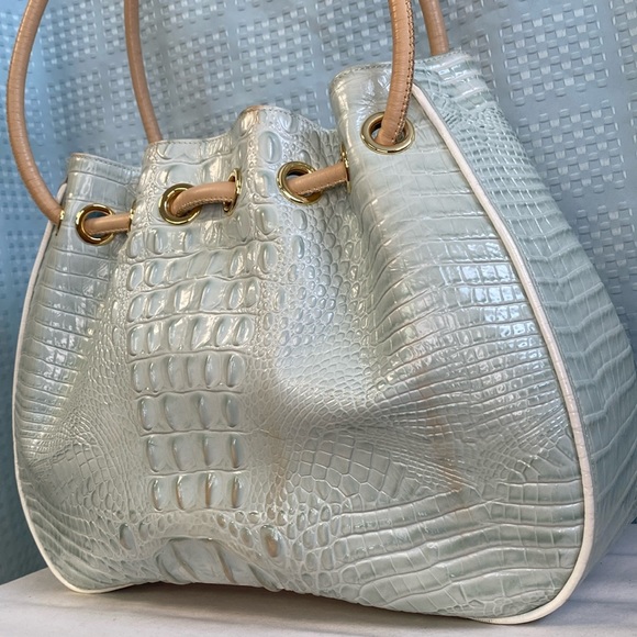 BRAHMIN Amy Sea Glass Tri-Color Shoulder Bag - Picture 7 of 17